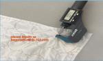 Plastic wrap air bag colume double layer bubble courier bag poly bubble bag for