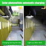 Solar LED Light Outdoor Luminaire Double Singe Head Solar Pendant Light Remote