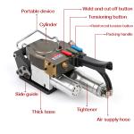 6000N Strap Tension Force Pneumatic 32mm PET Strapping Tools Handheld Plastic