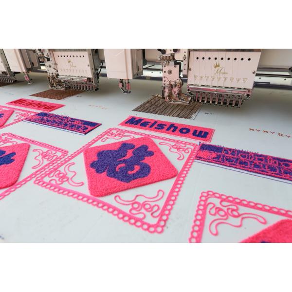 15 Heads Mixed Towel Embroidery Machine , Sequins Embroidery Machine Computerized