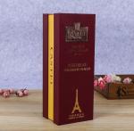 China Factory Personalized Luxury Rigid different color Cardboard Wine Box