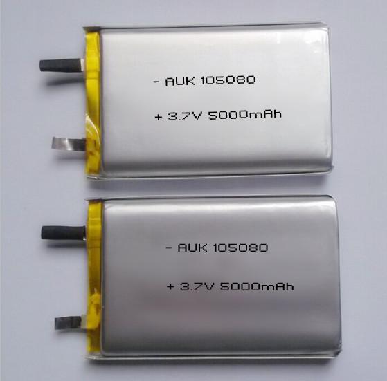 105080 3.7v 5000mAh Lipo Battery 6000mah 8000mah 9000mah 4000mah Lithium Polymer