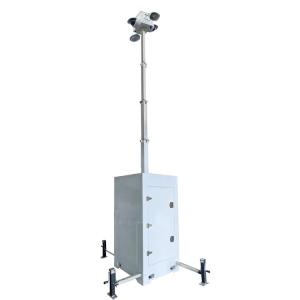 Wholesale Easy Deploy Mobile Compact CCTV Surveillance Towers For Road Construction Works Monitoring from china suppliers