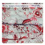 Flowers wreathed with vine Polyester&Cotton Burnout Lace Fabric for dress/ladies