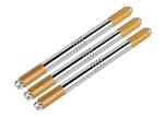 Golden Manual Eyebrow Tattoo Pen Permanent Makeup With Microblading , Double
