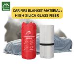 0.6mm Thickness Emergency Fire Extinguisher Blanket For Residential Areas