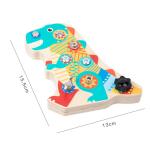 Kids Learning Fun Montessori Early Education Wooden Nut Disassembly and Assembly