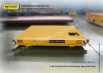 No Power Rail Mounted Towed Pallet Transfer Carts , Cargo Rail Transfer Trolley