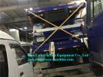 Tri Axle Heavy Duty Semi Trailers 20 / 40 Feet Container With Container Lock