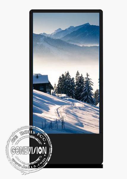 4K Resolution LG Panel Touch Screen Digital Signage 86'' LCD Kiosk Android 7.1