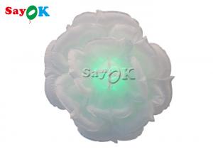 China 1m 3.3ft Inflatable Lighting Decoration Rose Flower Ceiling Wall Hanging Wedding Decor on sale