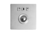Waterproof IP65 Stainless Steel Trackball Top Panel Mounting Wired Trackball