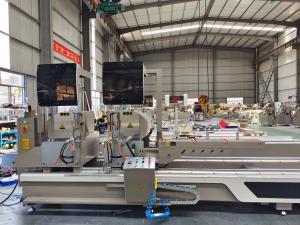 Wholesale Digtial Display Double Mitre Cutting Off Saw Front Blade Sawing Machine For Aluminum And UPVC from china suppliers