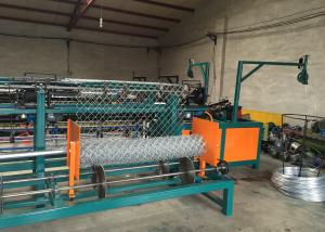 Industrial PLC System Control Chain Link Machine For Weave Chain Link Fence
