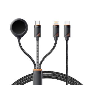 Wholesale ESSAGER ES-X66 Series 100W USB C to USB C+L+Wireless Watch Charger 3 in 1 Cable from china suppliers
