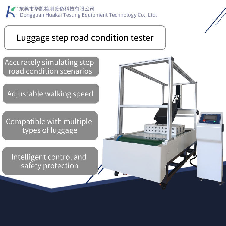 Luggage Stair Road Condition Testing Machine Suitcase Wheels and Shell Stairs Collision Testing Machine