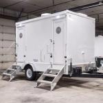 Portable Mobile Toilet Trailer Affordable Outdoor Concessional Public Restroom