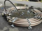 Oil Viscosity Range 10-500 CSt Hydraulic Oil Cooler for Turbine