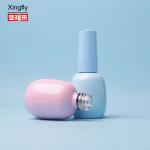 Modern 10ml Nail Polish Bottle Oval Glass Nail Polish Container Packaging