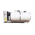 Chilling Storing Milk Cooling Tank 304ss 2000 Liter Horizontal