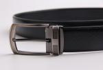 Snake Grain Mens Real Leather Belts , Cow Soft Leather Belt 3.5cm Width