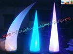 LED RGB Color Inflatable Lighting Decoration Cone Tusk Pillar 53CM x 52CM x 19CM