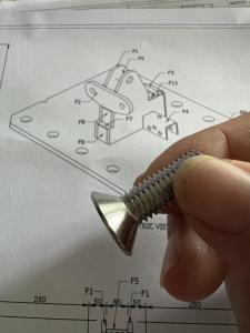 Wholesale 304 stainless steel countersunk head hexagon screw bolt Flat head hexagon screw flat cup screw from china suppliers
