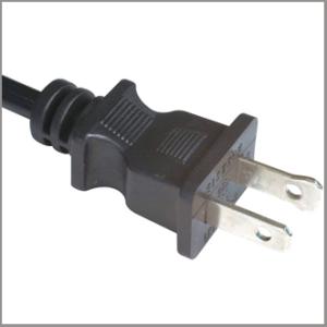 Wholesale USA Power Lead/UL certified 2 Core round Flexible Cable with 1-15p Plug with Buckle from china suppliers