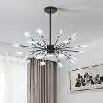 LED Glass Bubble Chandelier Round Ball Glass Star Chandelier indoor home Italian