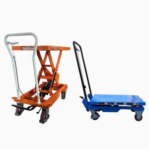 Wholesale 750kg Single Scissor Lift Trolley Portable Mini Smart Max Height 1000mm from china suppliers