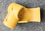 FRP Fence Pipe Connector Elbow Base Three Way Yellow SMC Fittings