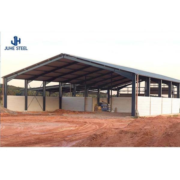 Painted Prefabricated Light Steel Frame Structure Warehouse Farm Shed for Self