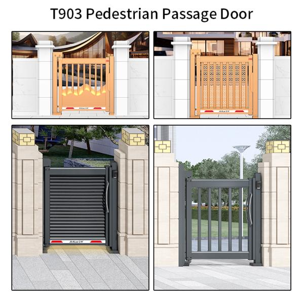 Ankuai Secure Retractable Sliding Gate: Auto-Telescopic Driveway Access Gate