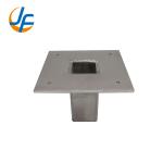 Customized Aluminum Dining Desk Furniture Square Tube Table Legs Support Leg