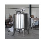 Stainless steel cooling double jacketed medical raw herbal material storage tank
