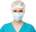 3 Layers Surgical Non Woven Face Mask For Anti Virus Earloop Type Green