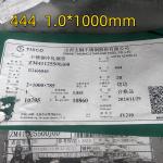SUS444 2B S44400 EN1.4376 AISI 444 Inox Stainless Steel Sheet 1.0* 1000mm 1219mm