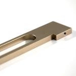 220mm Aluminium Furniture Handles Black Sliding Cupboard Door Handles