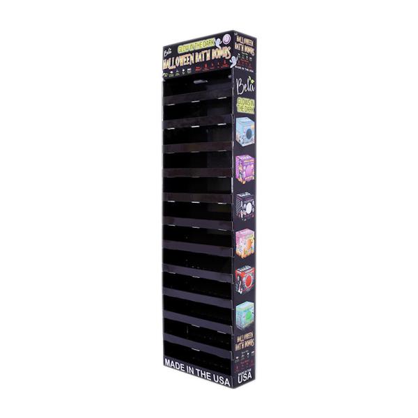 3 Sided Retail Cardboard Retail Display Stands Pop Up Book Leaflet Display