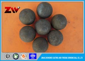China Chemical Industry grinding media balls , forged Diameter 20mm - 150mm on sale