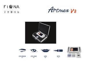 Wholesale Professional Portable Two Handles Permanent Makeup Machine Digital Tattoo Machine V8 Cosmetic from china suppliers