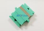 Aqua OM3 Simplex / Duplex Fiber Optic Adapter for Telecomunication Network