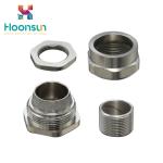 BW Explosionproof Brass Cable Connector , Flameproof Cable Gland With Nickel