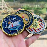 Us Military Army Custom Commemorative Coin Double Side Printed 2d 3D