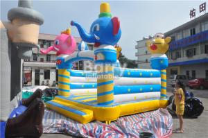 China Commercial Inflatable Bouncer Animal Elephant Space Moonwalk For Home / Playground on sale