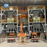 Fully Automatic Dry Powder Mortar Mixing Machine Wall Putty Sand Cement Mixer