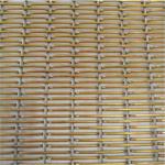 Flat Steel Woven Decorative Metal Grid Panels Partition Max Width 6m
