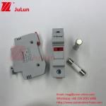 Din Guide Fuse Holder DIN Rail Solar Fuse Holder Solar DC 1000V PV Fuses 6A 10A