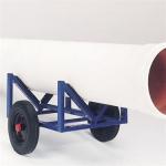 V Kart 500Kg Heavy Duty Pipe Trolley Material Handling Equipment Fabrication