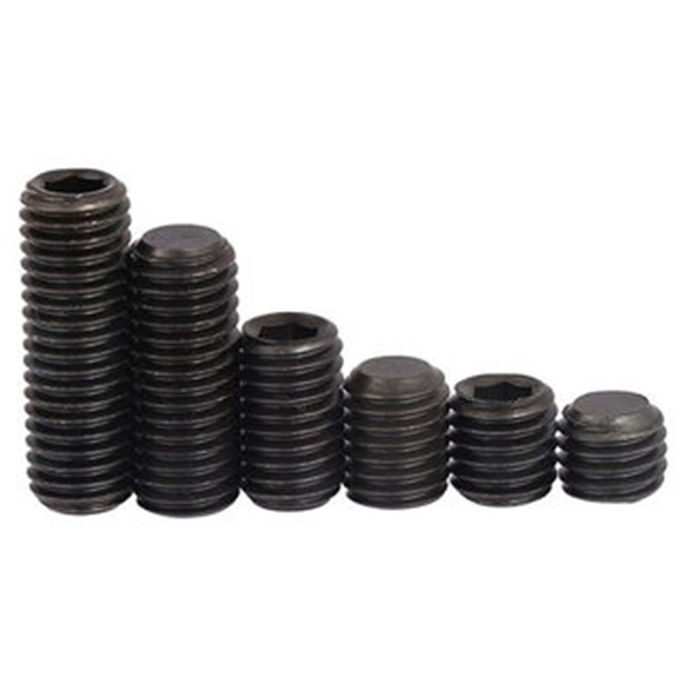 Custom Flat Point Hollow Hexagon Set Screws SS304 Hex Socket Allen Nose Grub Screw Set